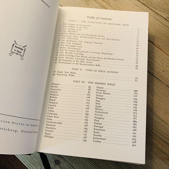 RIFLES by Walter H.B. Smith Vol II NRA Firearms Classics LEATHER 22K Gold Gilded - Picture 7 of 16